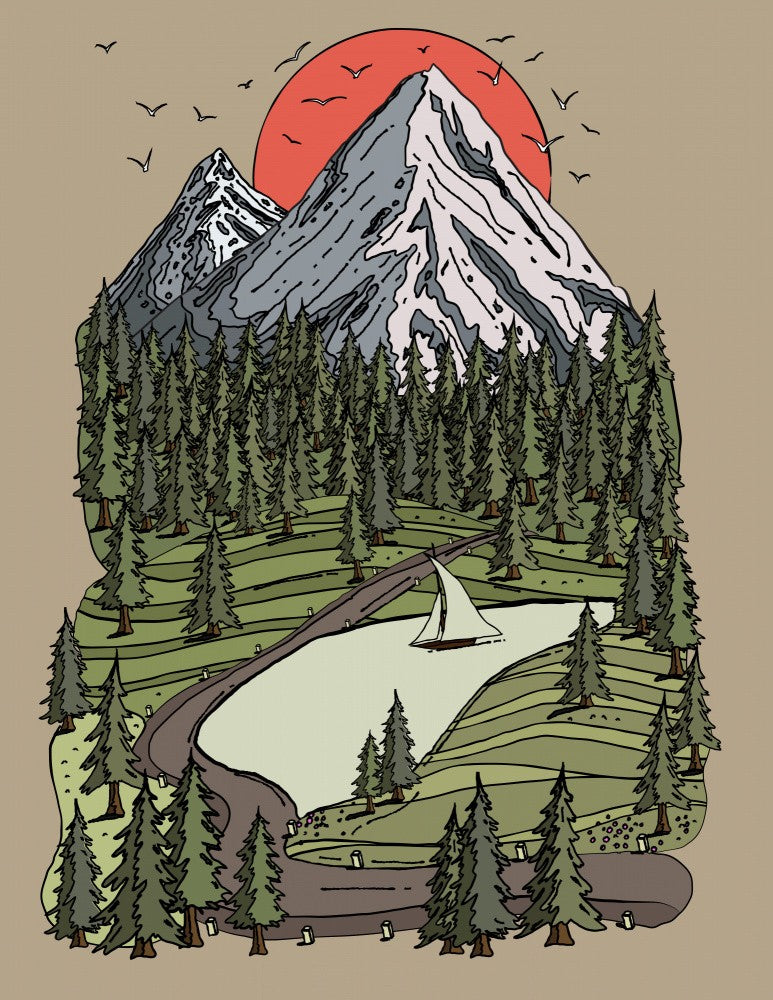 Serene Mountain View