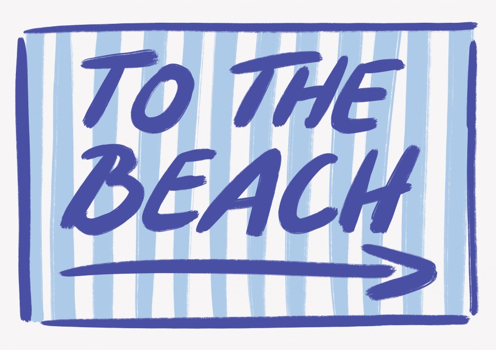 Beach Bound Signage