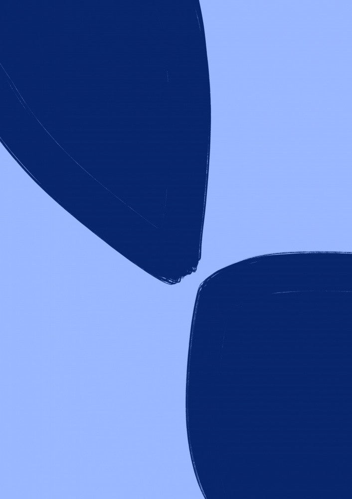 Blue Petal Shapes