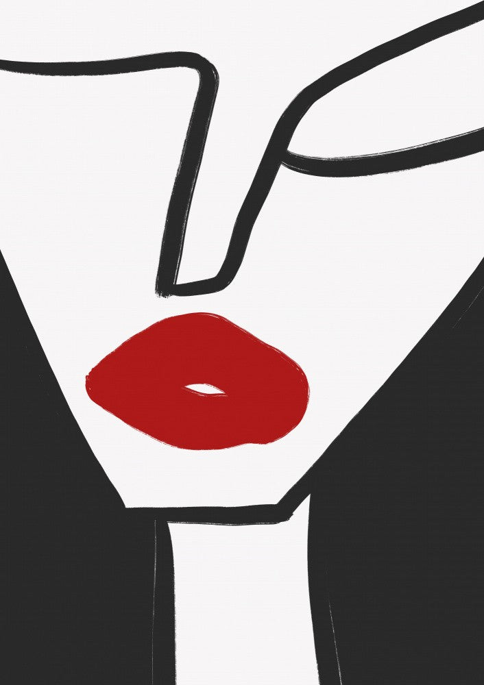 Bold Red Lips