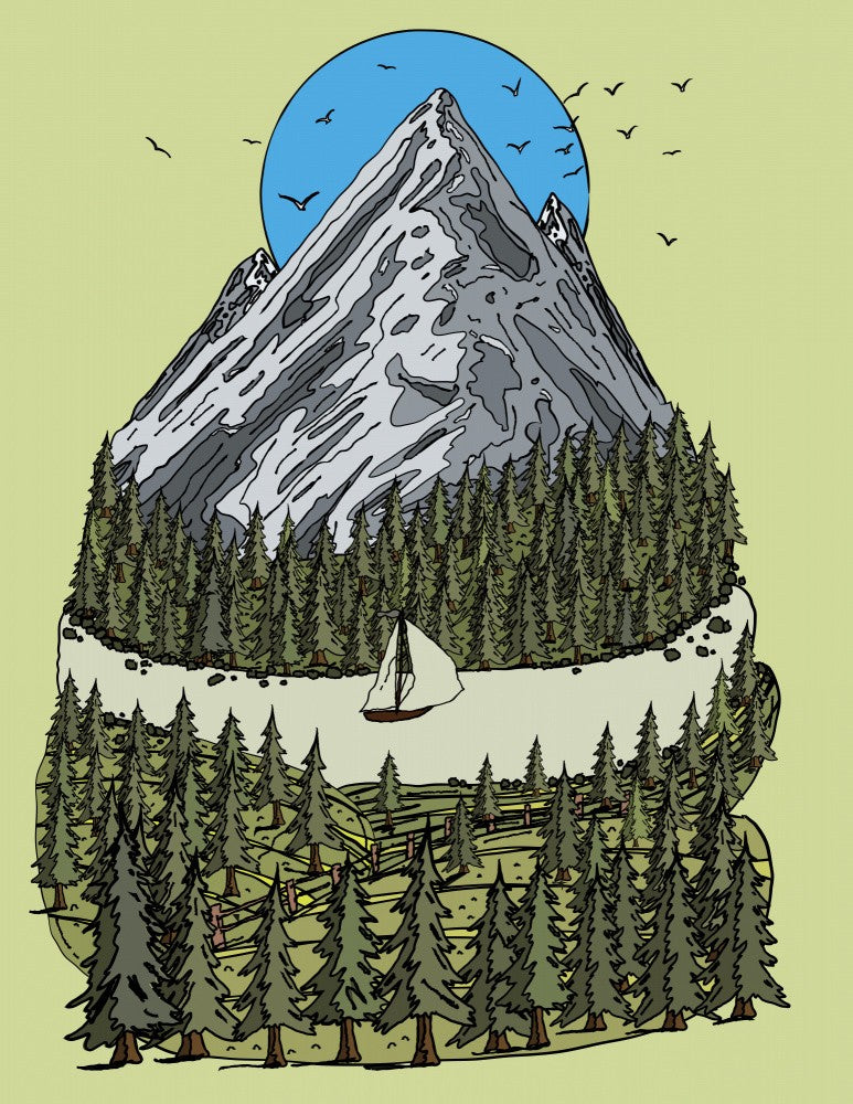 Mountain Lake Serenity