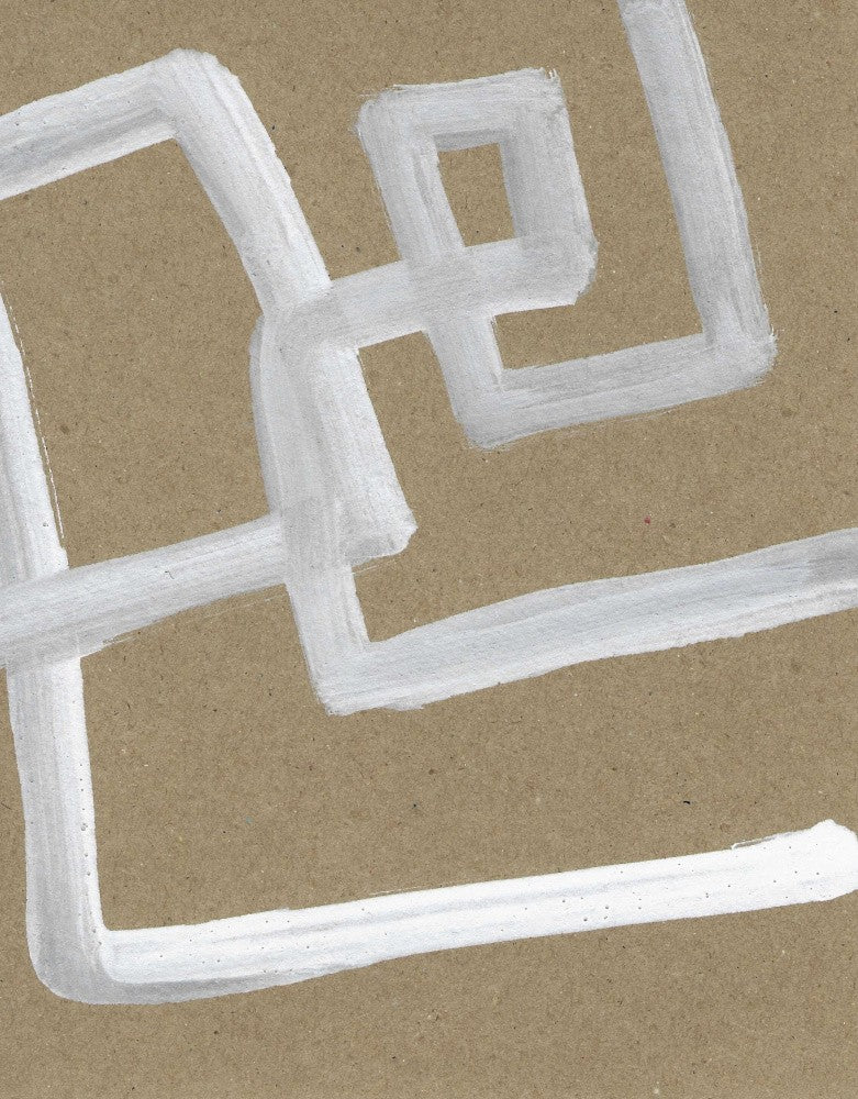 White Maze Pathway
