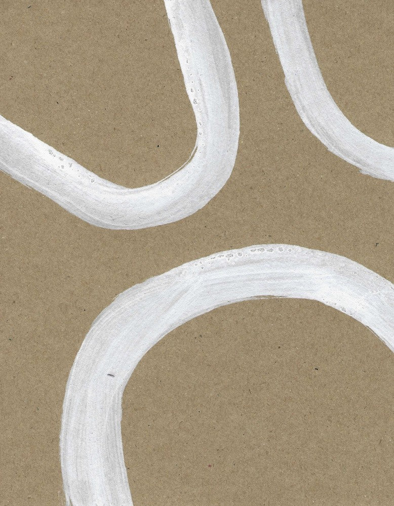 Abstract Minimalistic Brushstrokes Art