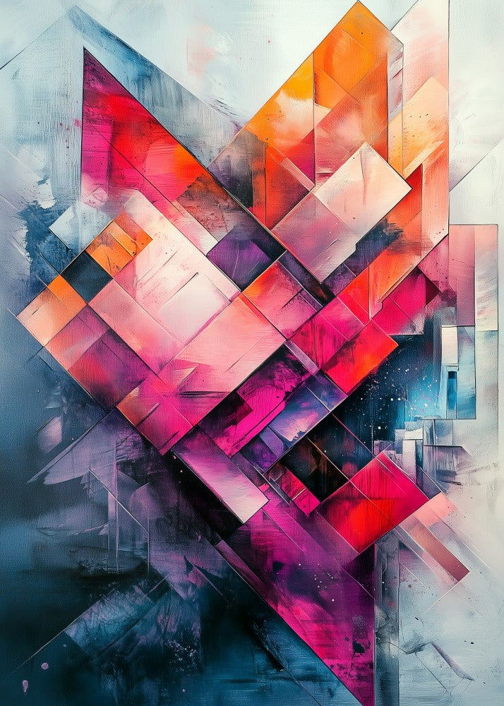 Modern abstraction colors painting 16