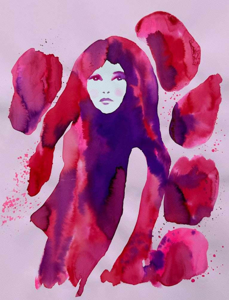 Woman's Face in Shades