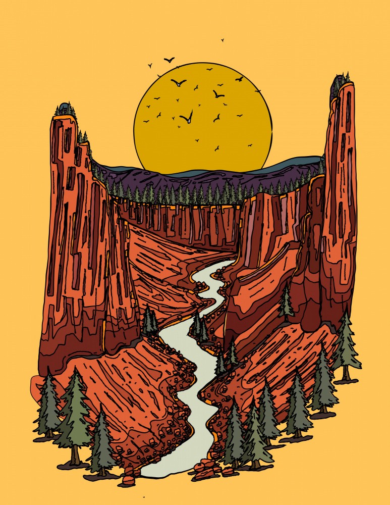 Canyon Sunrise Path