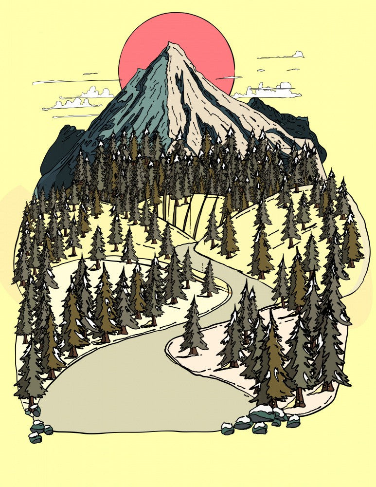 Sunrise Over Peaks
