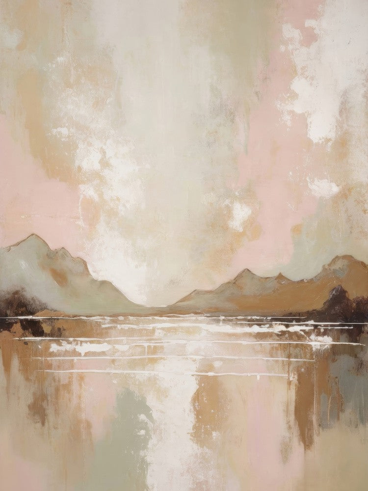 Mountains And A Reflective Water