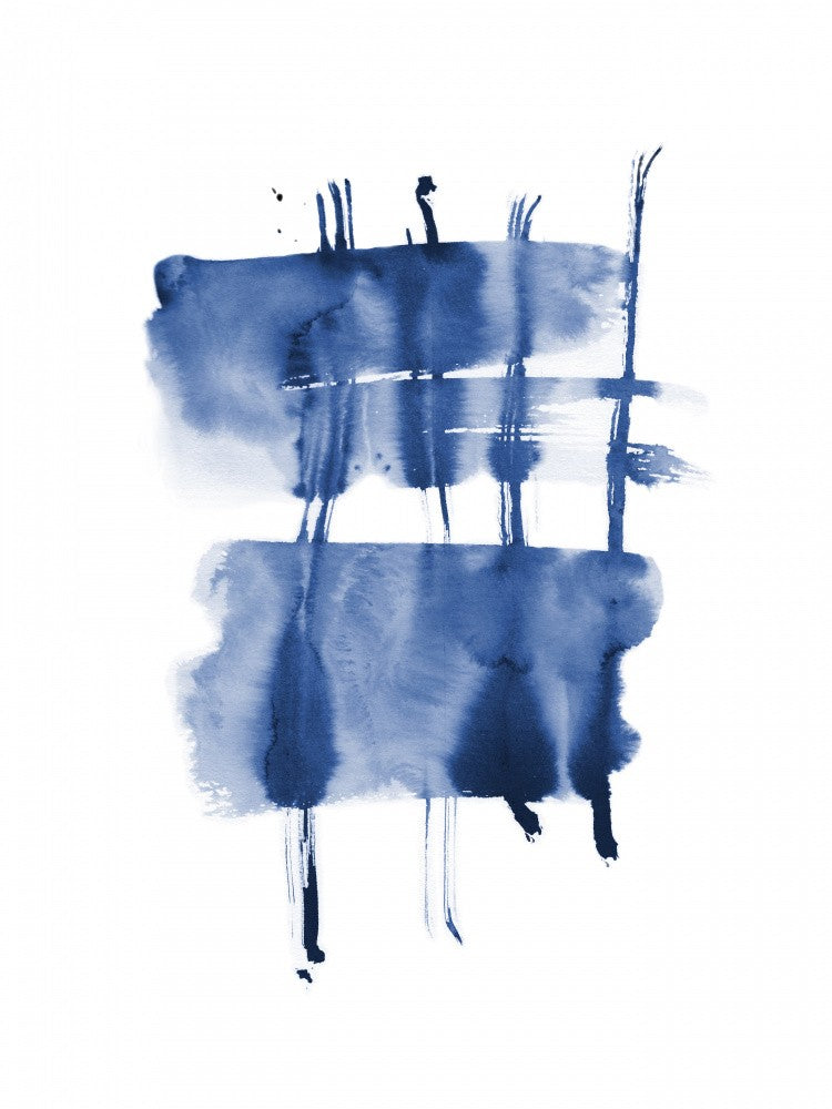 Bleu marine Flux d'encre 01 18x24