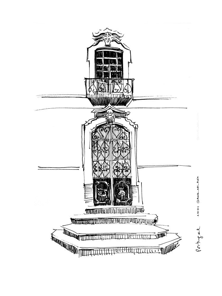 Portugal Portals City Drawing