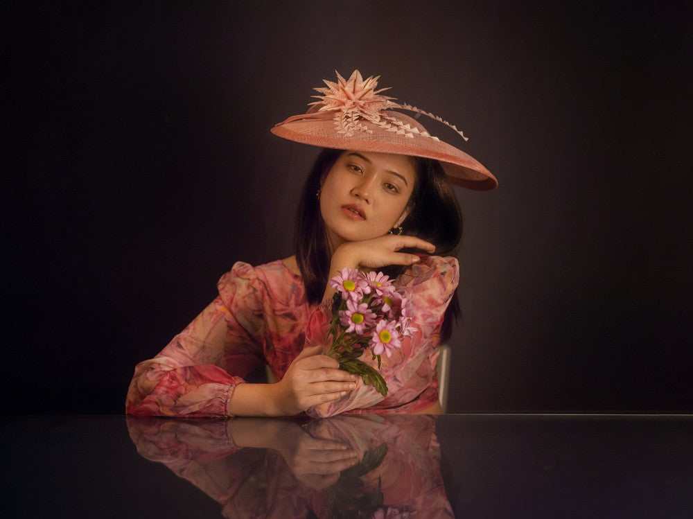 lady in pink