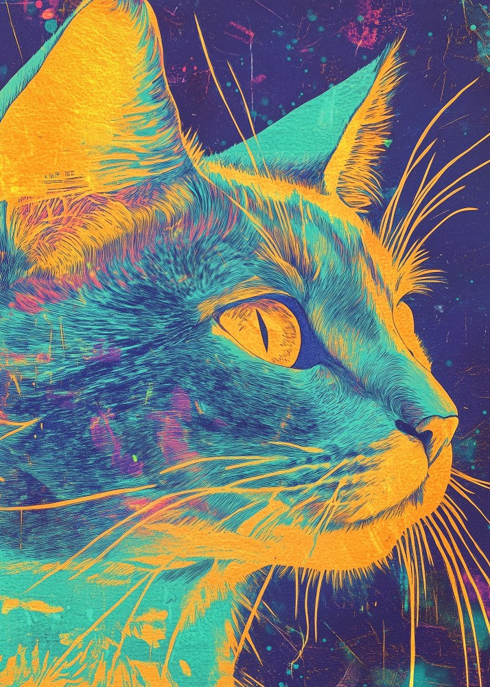 Blaue Katze