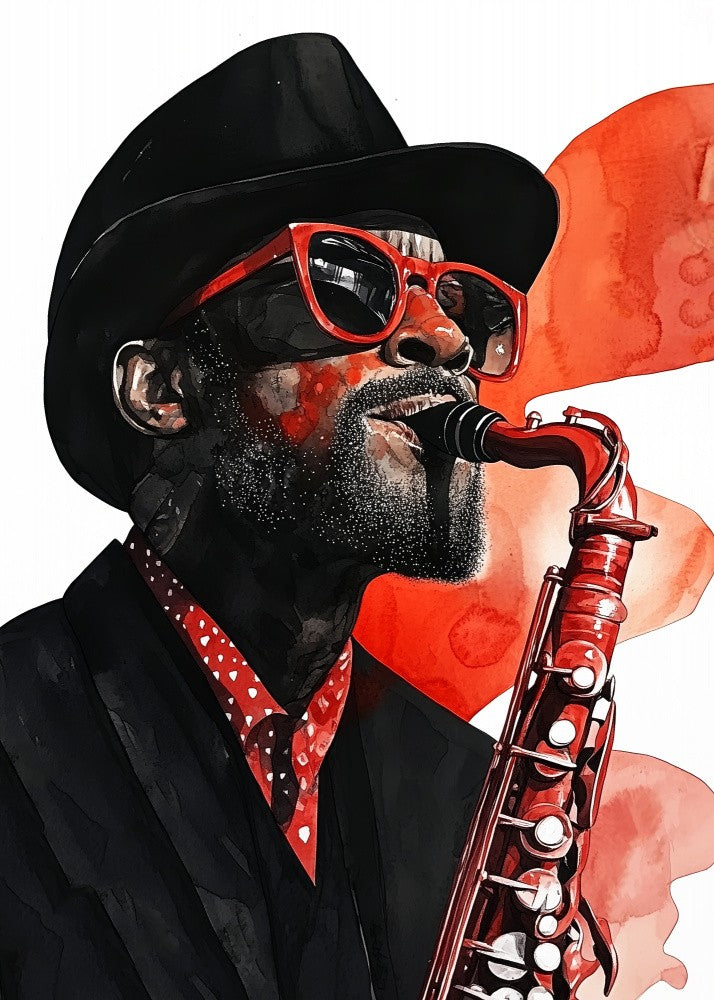 Saxophonist Musikkunst
