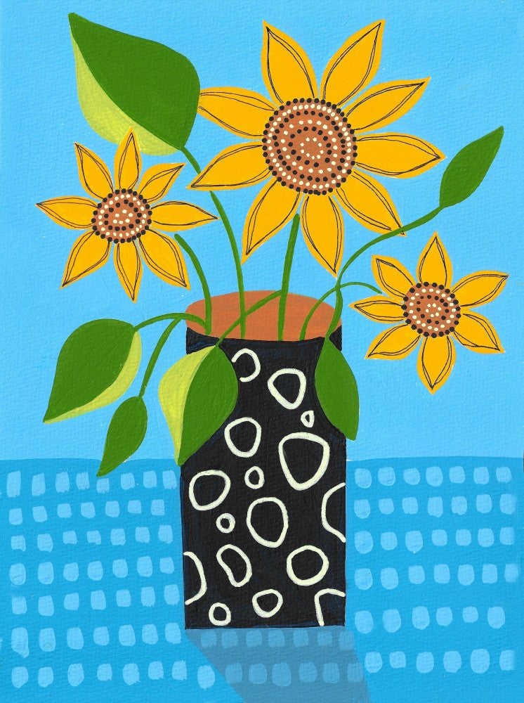 Sonnige Blütenvase