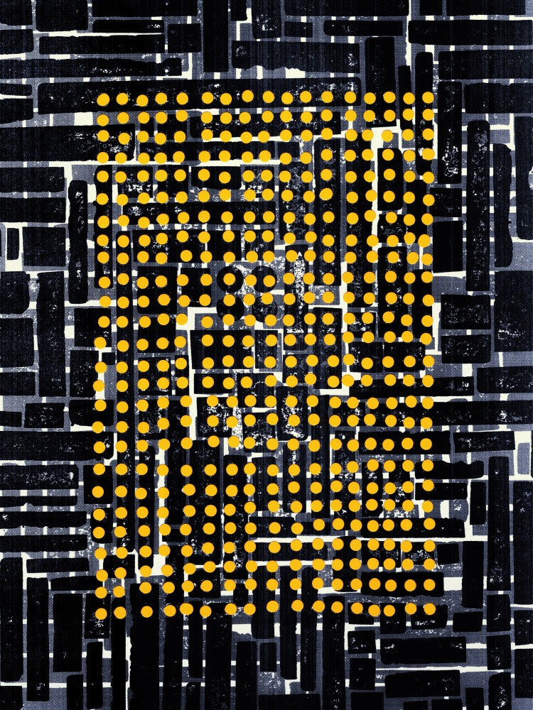 Yellow Dots Pattern