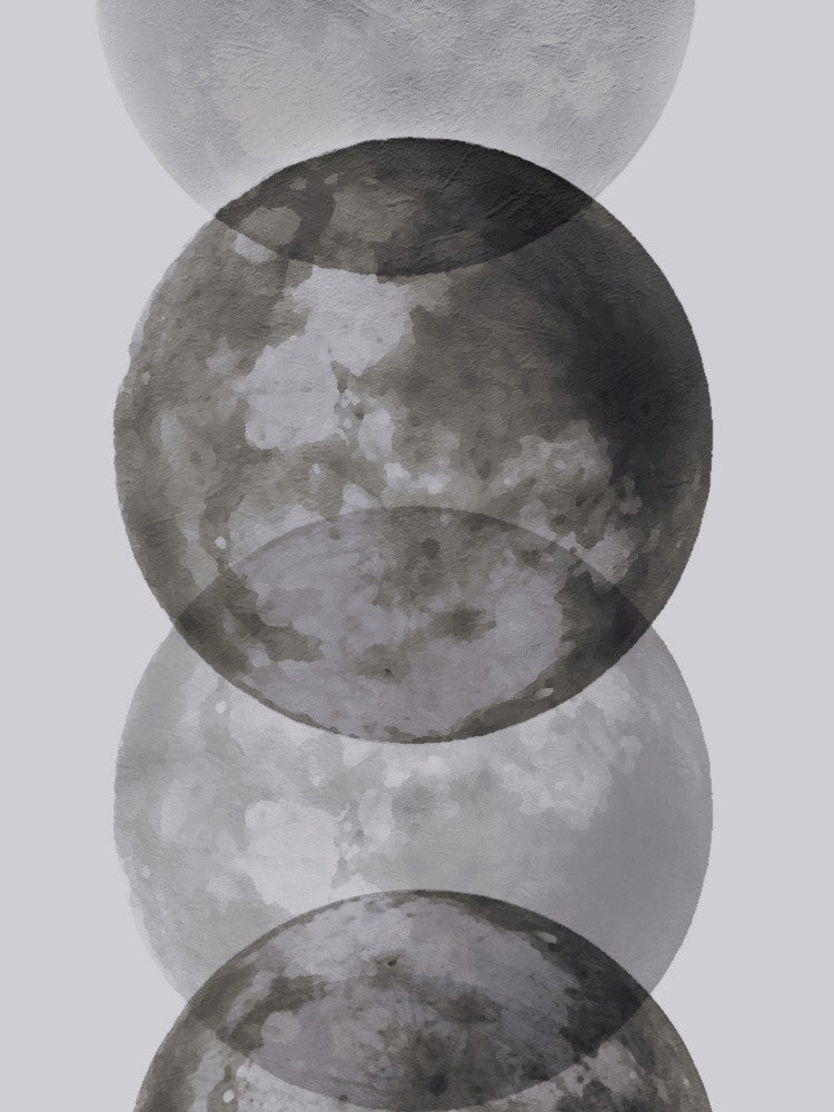 Vertical Alignment of Moon Phases