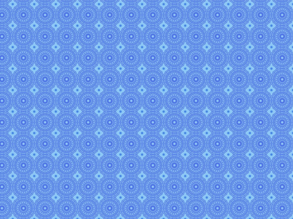 Bonheur de Mandala Bleu