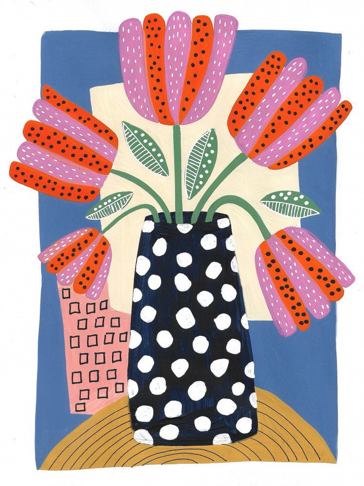Polka Dots And Tulips