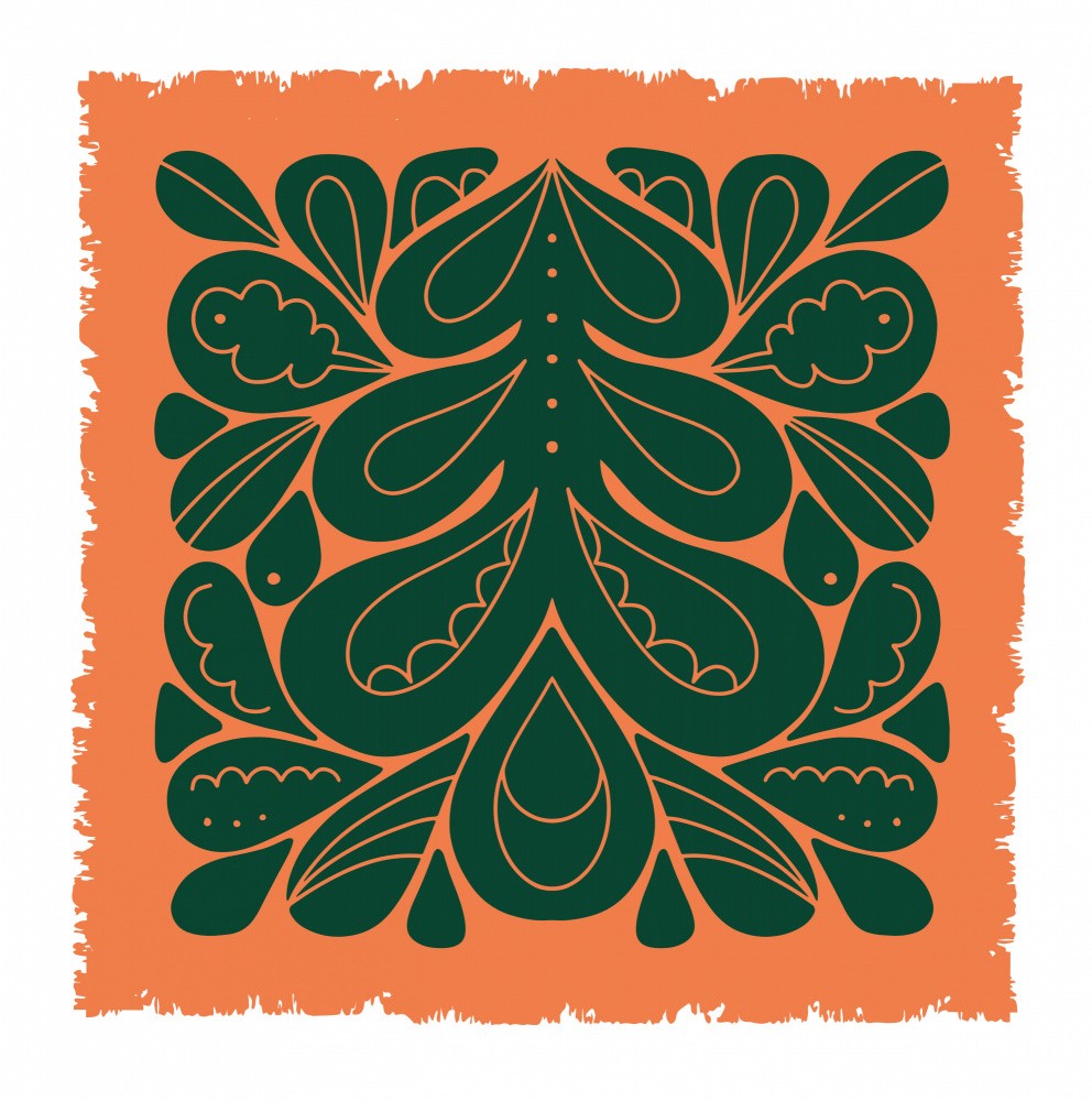 Symmetrical Folk Inspired Pattern