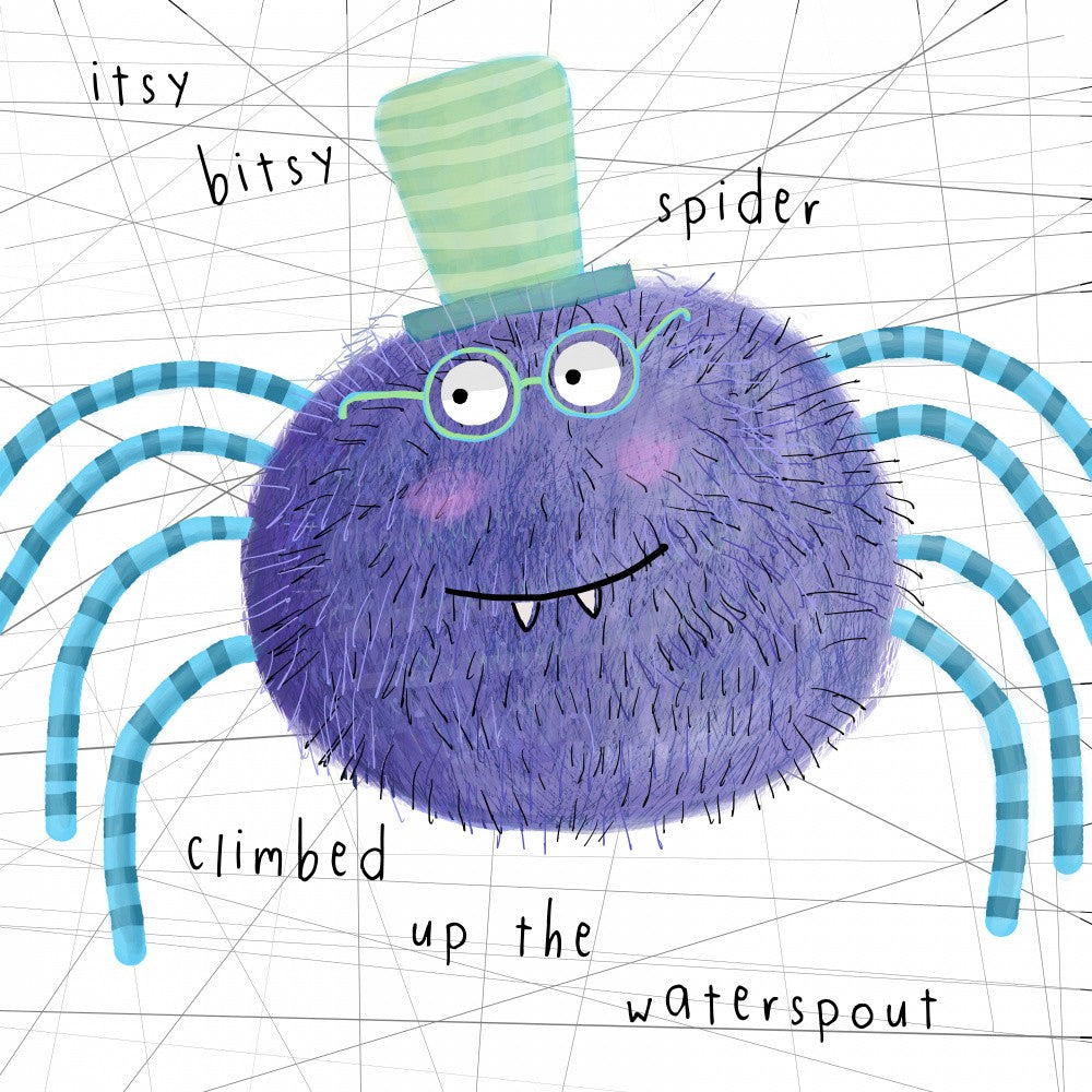 Itsy Bitsy Spider Cute Spider