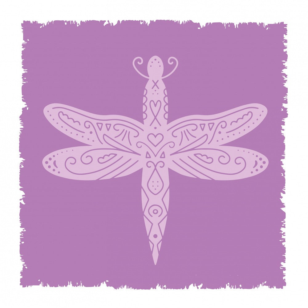 Purple Dragonfly Art