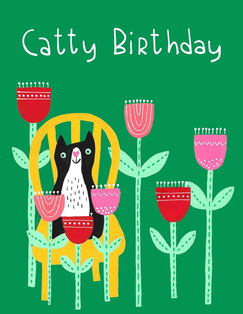 Whimsical Cat Themed Birthday