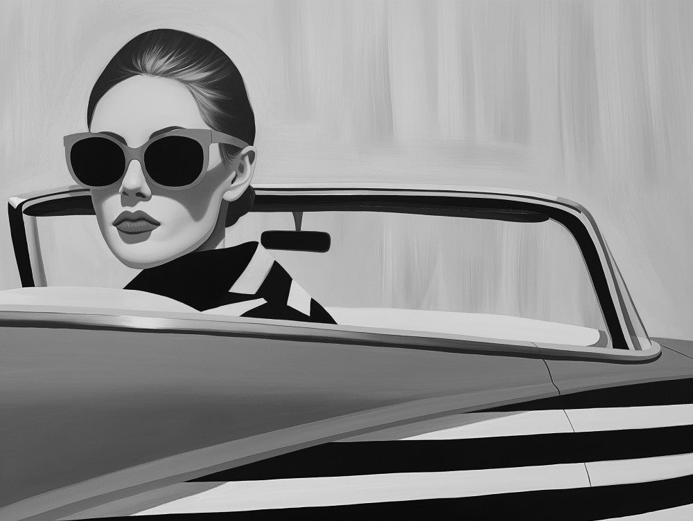 Woman In a Cadilac