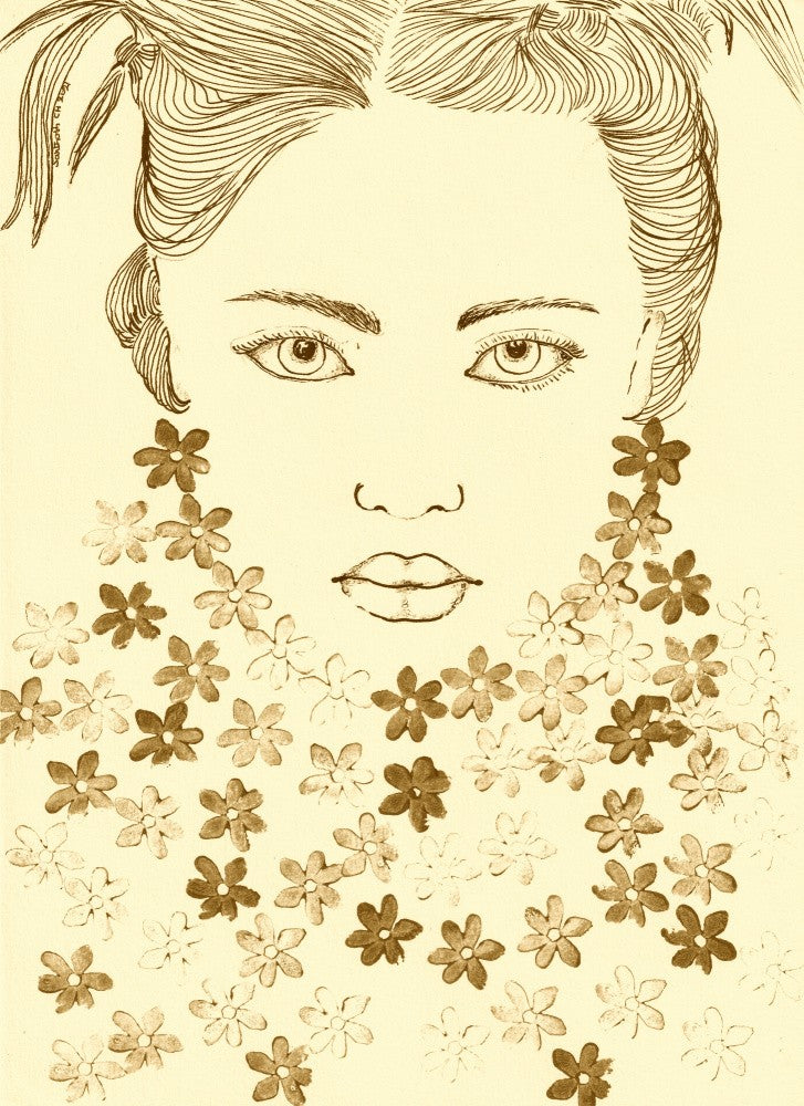 Sketch of Woman Face