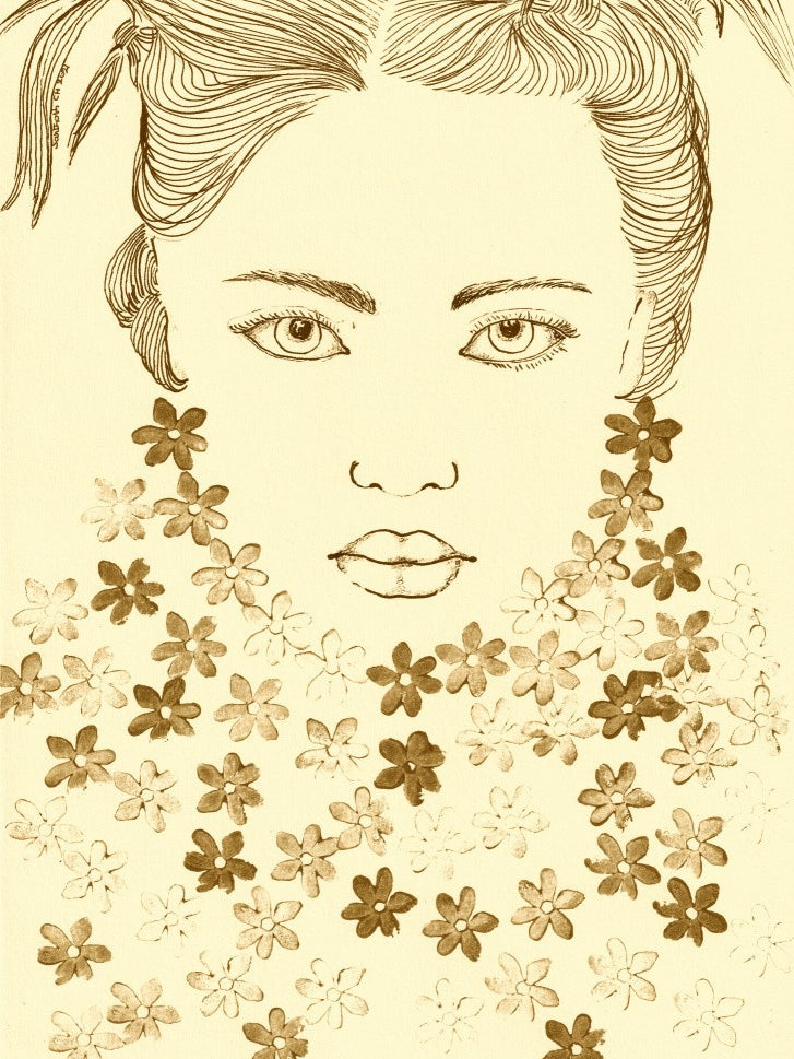 Sketch of Woman Face