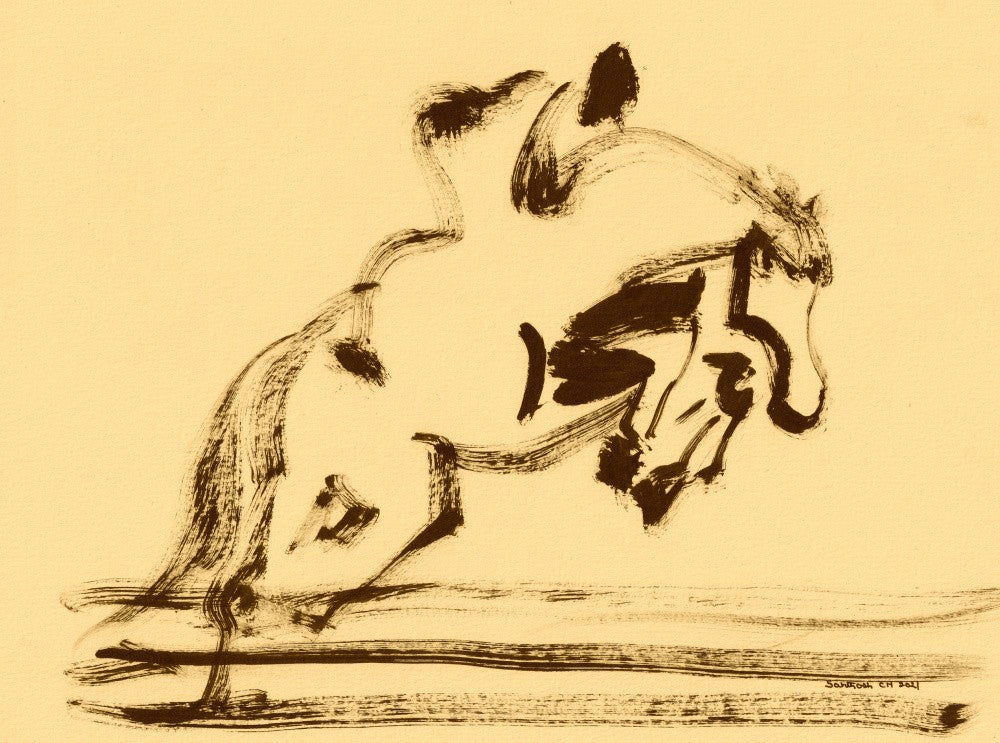 Dynamic Horse in Motion