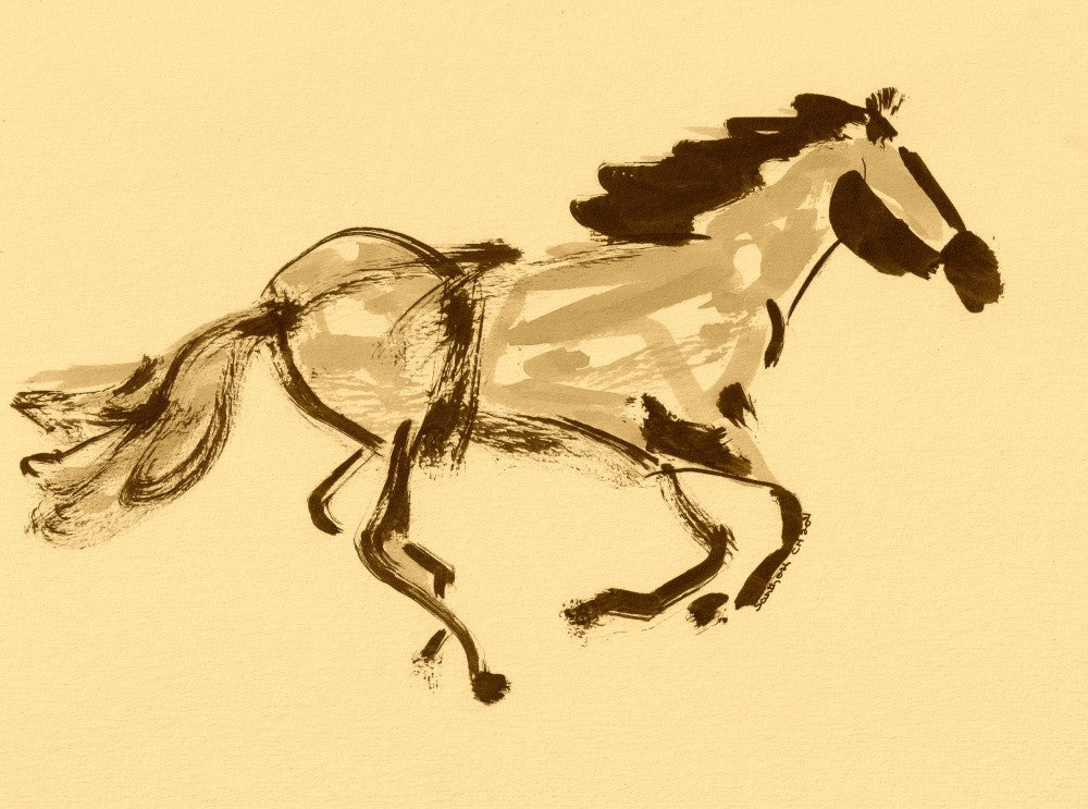 Dynamic Horse Sketch
