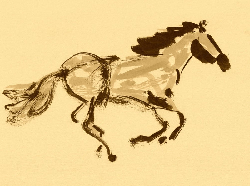 Dynamic Horse Sketch