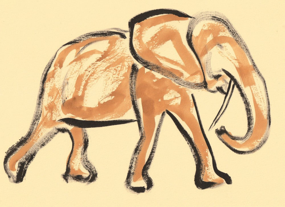 Majestic Elephant Stroll