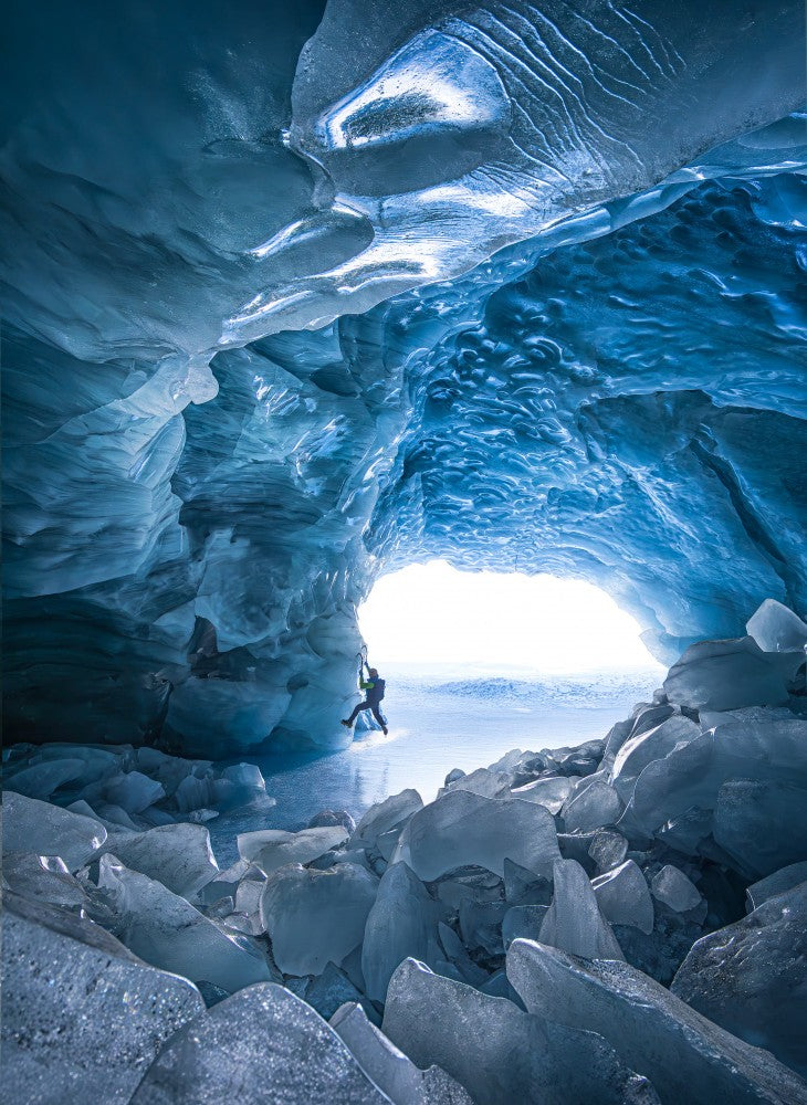 The Serenity of Blue Ice