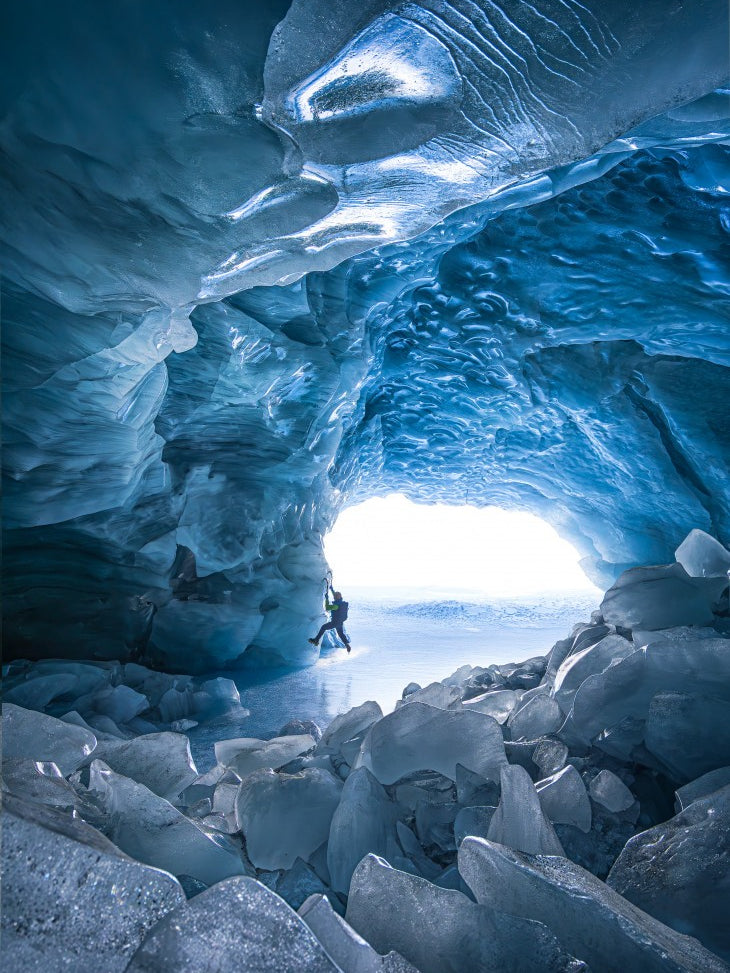 The Serenity of Blue Ice