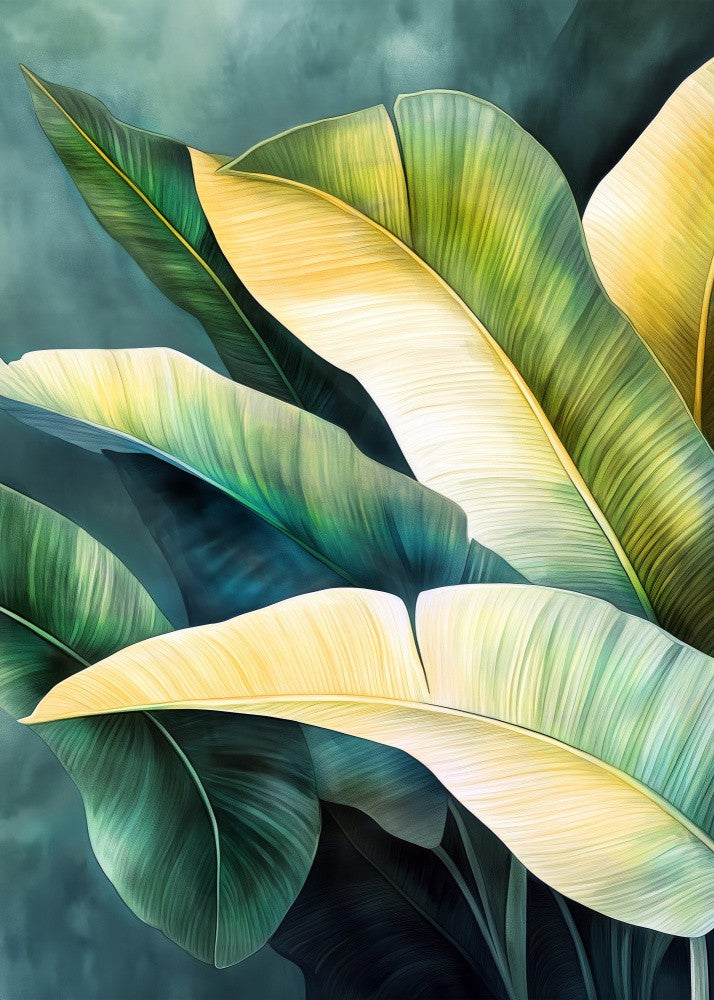 Bananenblätter Naturkunst