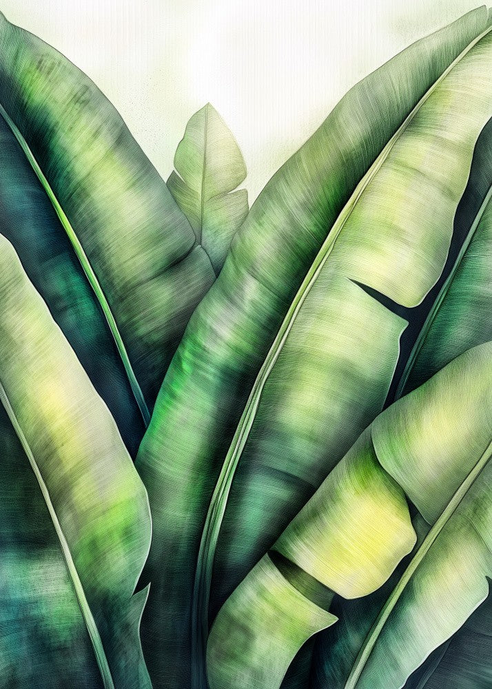 Banana Leaves nature art