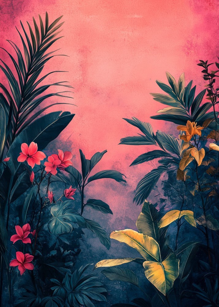 Tropical Leaves nature art