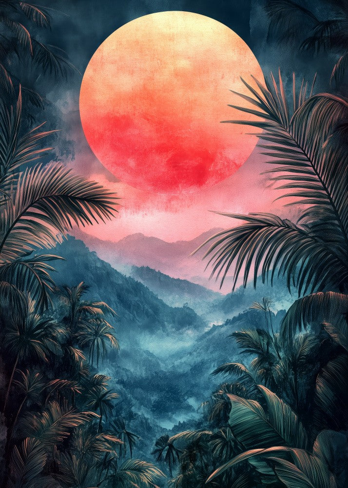 Tropical Leaves nature art