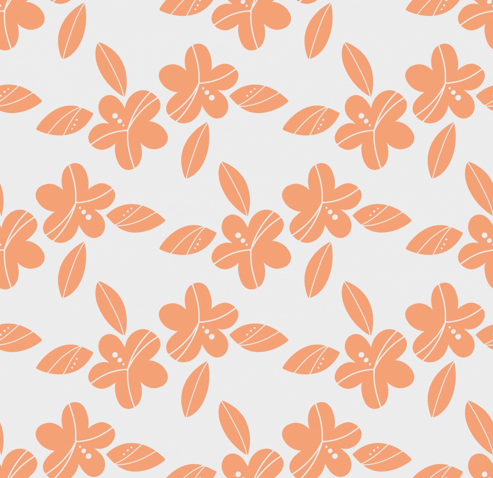 Fancy Floral Flow Peach