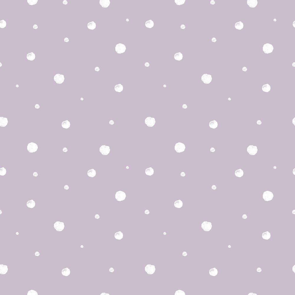 Spring Pastel Dots Pattern Purple