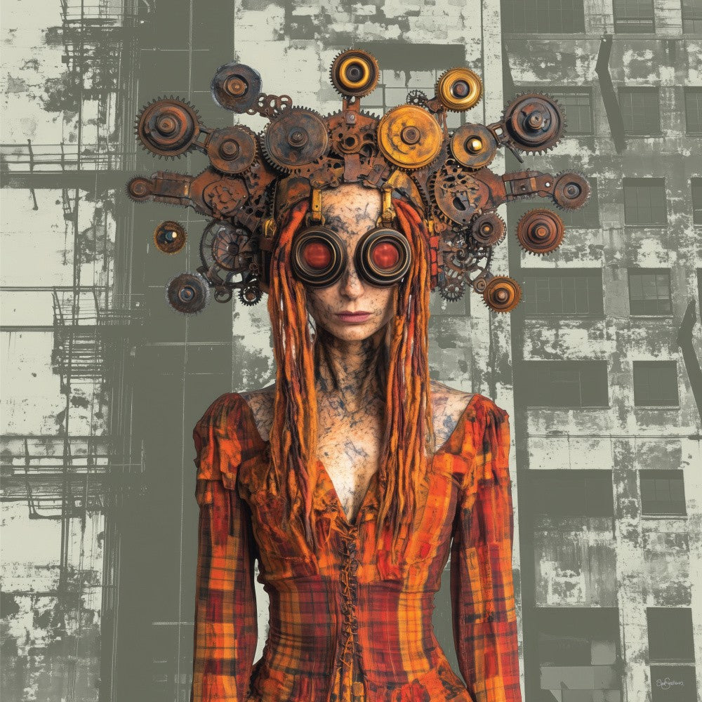 Miss West _ Tartan Orange #3