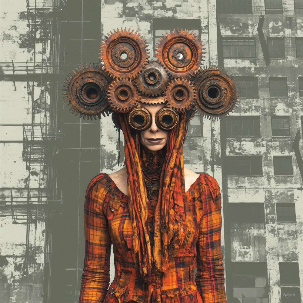 Miss West _ Tartan Orange #3