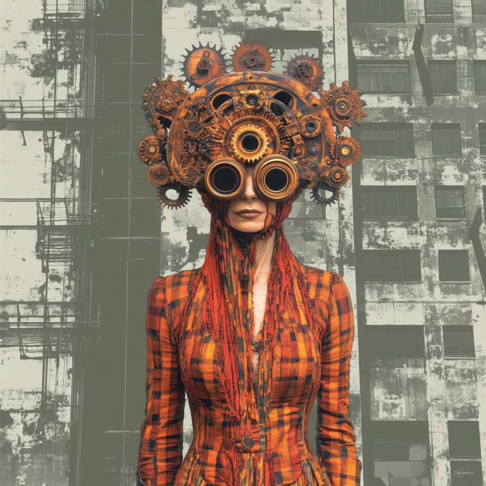 Miss West _ Tartan Orange #2