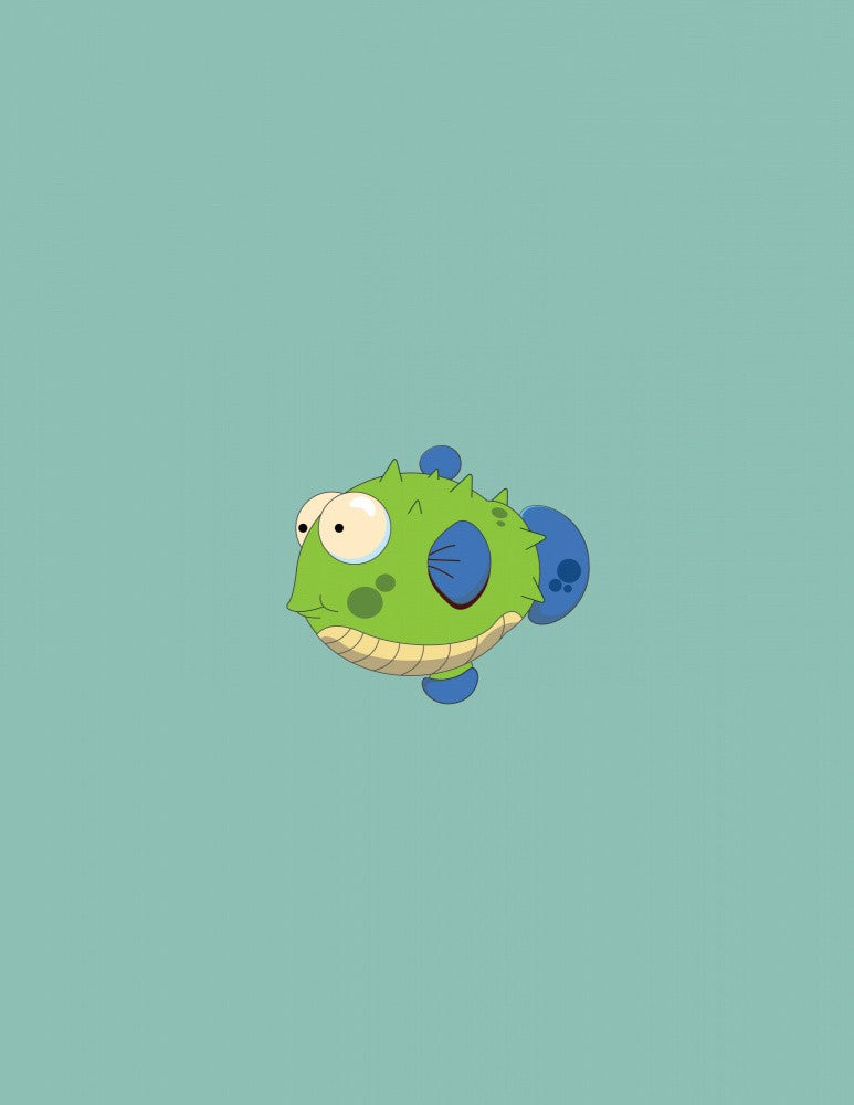 Green Puffer Fish