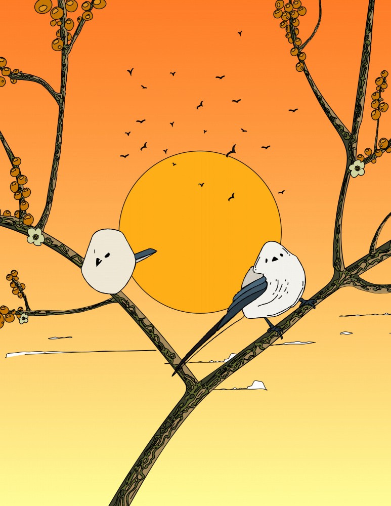 Birds On A Branch