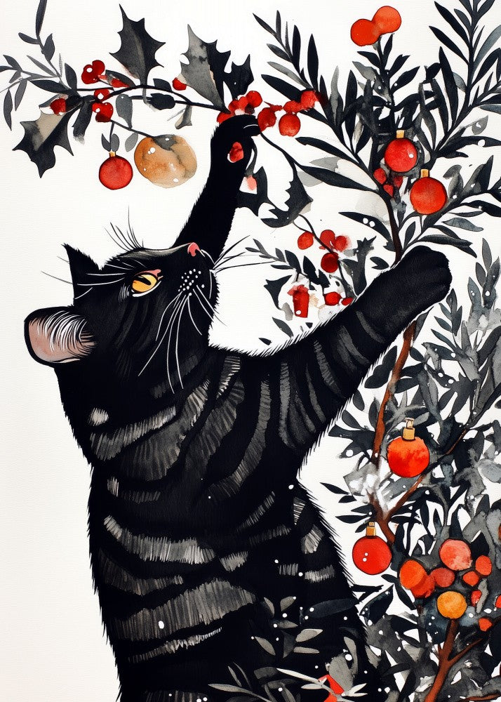 Cats Love the Christmas Tree (3)