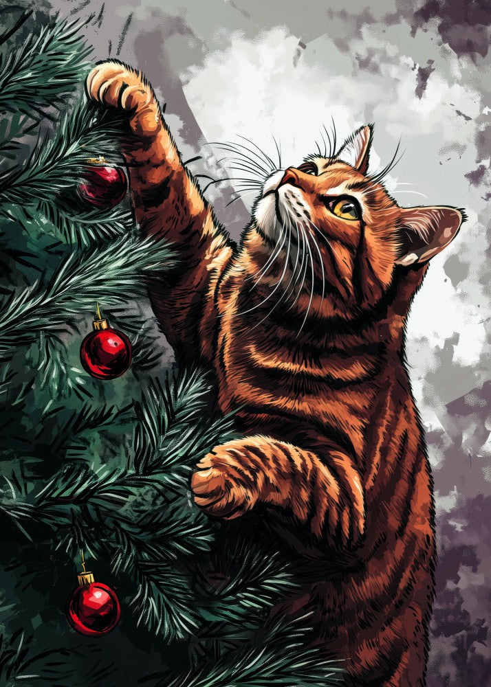 Cats Love the Christmas Tree (4)
