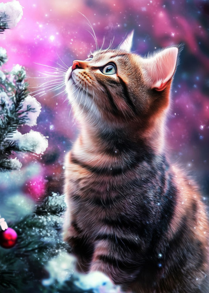 Cats Love the Christmas Tree