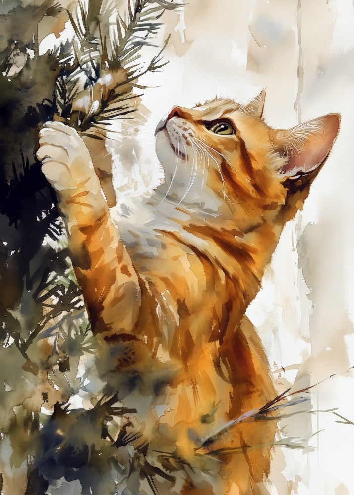 Cats Love the Christmas Tree